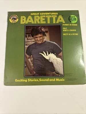 (NEW) ROBERT BLAKE "BARETTA: GREAT ADVENTURES" (RARE WONDERLAND VINYL / 1976)