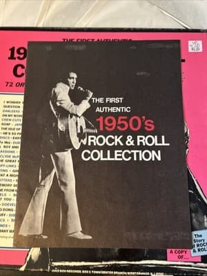 1950’s Rock & Roll Collection 4 LP Vinyl Box Set – 72 Original Hits – Boss Album - Thumbnail 2