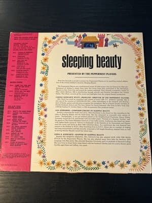 THE PEPPERMINT PLAYERS- Sleeping Beauty Vinyl 12" VINTAGE Album 8046 Original - Thumbnail 2