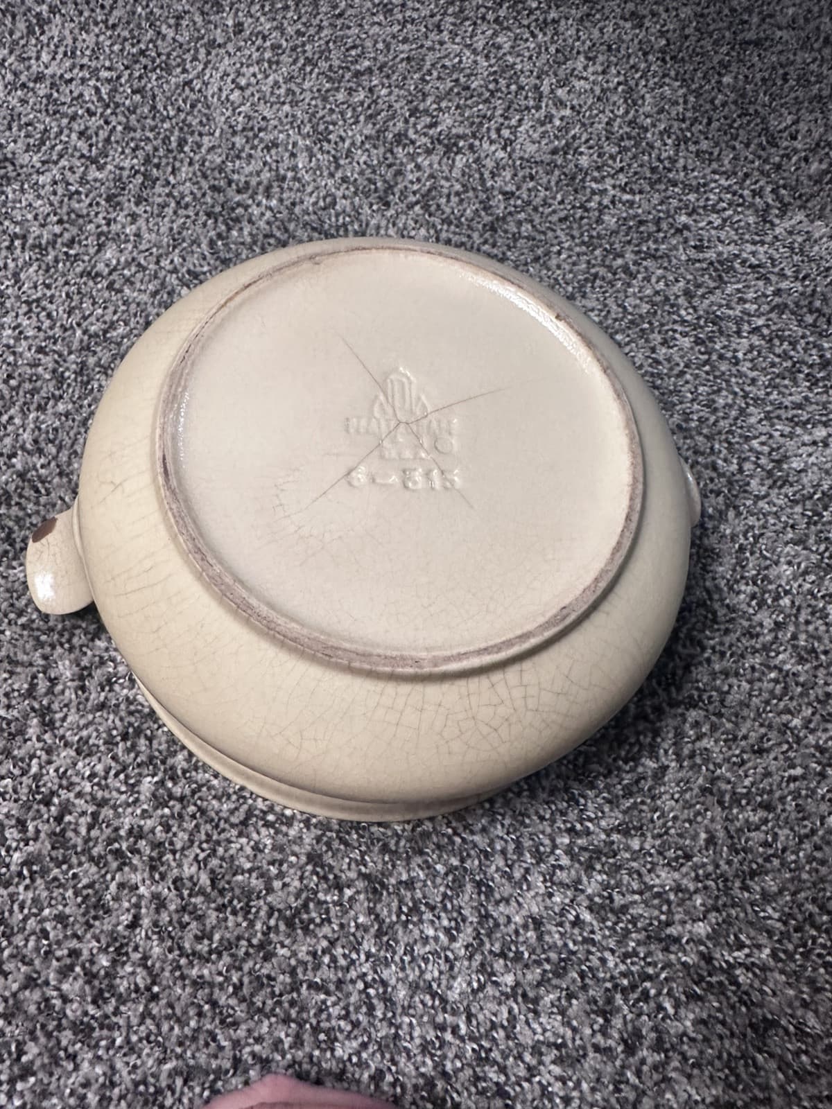 Vintage Pfaltzgraff Village Pattern 3.5 Qt Casserole Dish with Handles - NO LID - Thumbnail 2