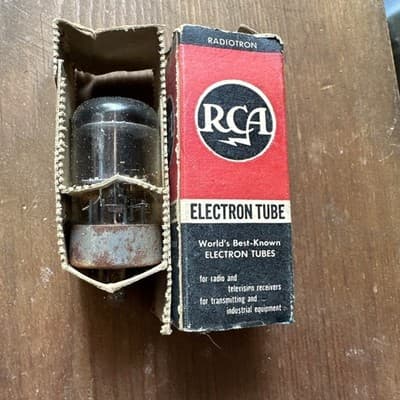 Vintage RCA 7C6 Radiotron Electron Tube New in Box Old Stock