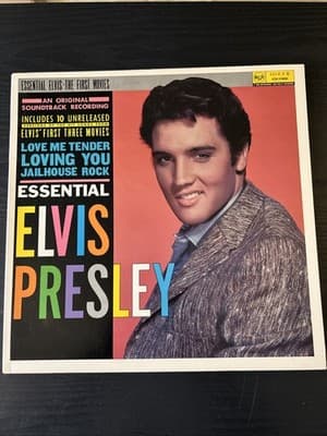 Essential Elvis Presley songs from movies 1988 vinyl LP collection