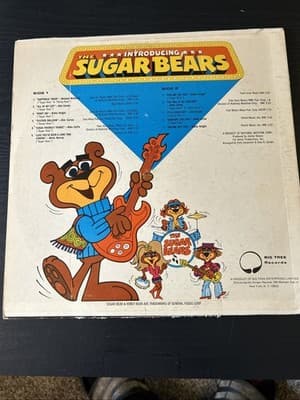 Vintage 1971 Presenting The Sugar Bears Vinyl Record Introducing Big Tree - Thumbnail 6