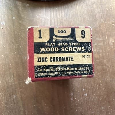 Vintage National Screw & Mfg. Red Robot Box - Thumbnail 2