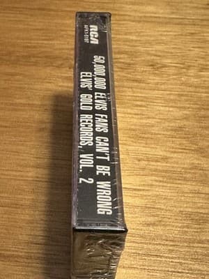 Elvis Presley 50,000,000 Elvis Fans Can’t Be Wrong Cassette Tape, New, Sealed! - Thumbnail 2