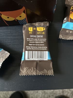 Awake Caffeinated Chocolate Energy Bites, Milk Chocolate 50 Individually Wrapped - Thumbnail 4