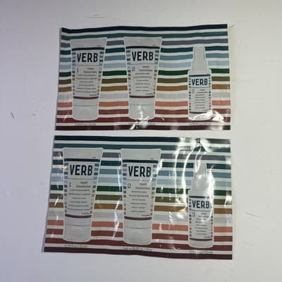 2 Verb Reset Renouveau Clarifying Shampoo & Repairing Mask Styling Mist Sample
