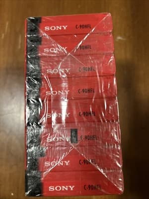 Sony HF High Fidelity Blank Audio Cassette Tapes 90 Min 8-Pack- New Sealed - Thumbnail 4