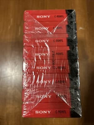 Sony HF High Fidelity Blank Audio Cassette Tapes 90 Min 8-Pack- New Sealed - Thumbnail 3