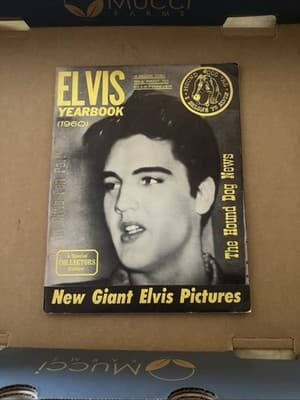 Elvis Presley 1960 New Giant Elvis Pictures Yearbook Magazine