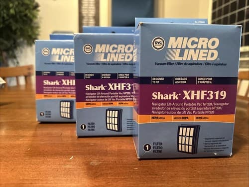 3 X HEPA Filter Shark Rotator NV450 / Shark Rocket NV480 Series Vacuum Cleaners
