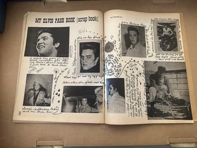 Elvis Presley 1960 New Giant Elvis Pictures Yearbook Magazine - Thumbnail 7