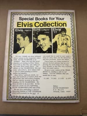Elvis Presley 1960 New Giant Elvis Pictures Yearbook Magazine - Thumbnail 10