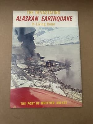 VTG 1964 ALASKAN QUAKE ALASKA EARTHQUAKE COLOR PICTORIAL HISTORY MAGAZINE - Thumbnail 2