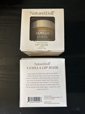 2 NATUREWELL ~ LIP MASK VANILLA 0.70oz Moisturizing New - Thumbnail 3