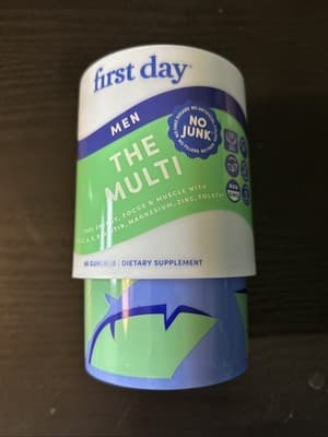 First Day Mens The Multi Multivitamin Gummies 60ct New Superfoods