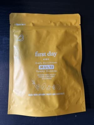 First Day Kids Daily Enrichment Multi Vitamins Yummy Gummies Refill Pouch 60