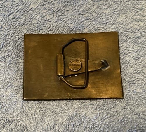 Vintage Coca Cola Belt Buckle Topless Naked 3.5” X 2.5” Brass - Thumbnail 2