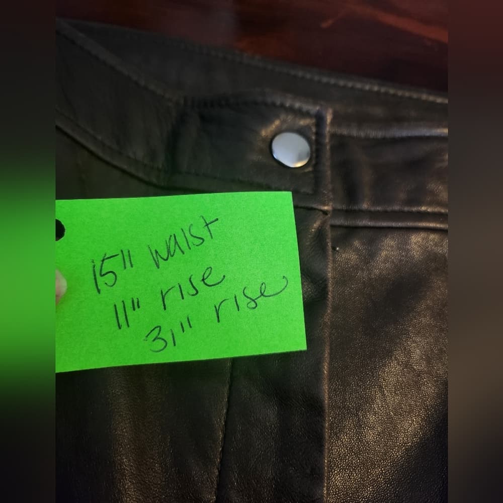 Classiques Entier Rich Brown Genuine Leather Trousers - Thumbnail 6