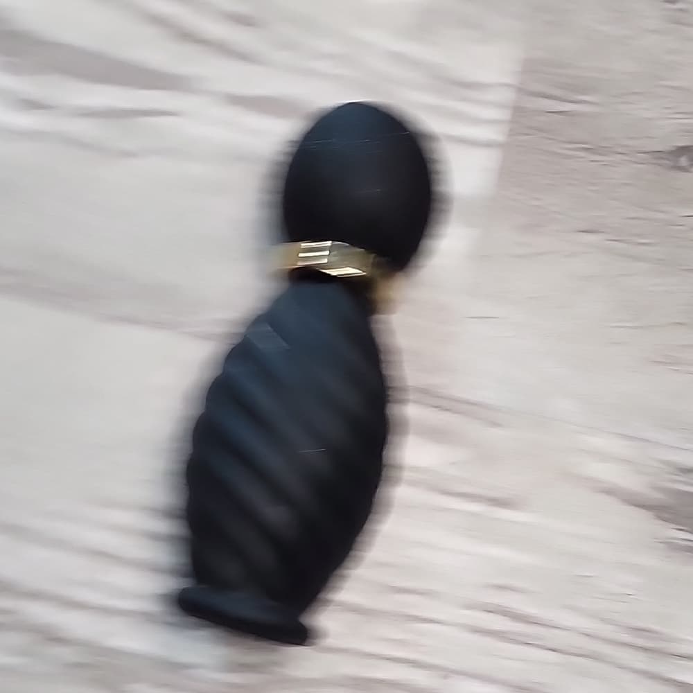 Black and Gold Swirl Empty Refillable Perfume Bottle - Thumbnail 7