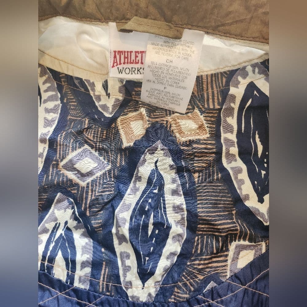 Vintage Blue and Gold Windbreaker Jacket By Athletic Works - Thumbnail 6