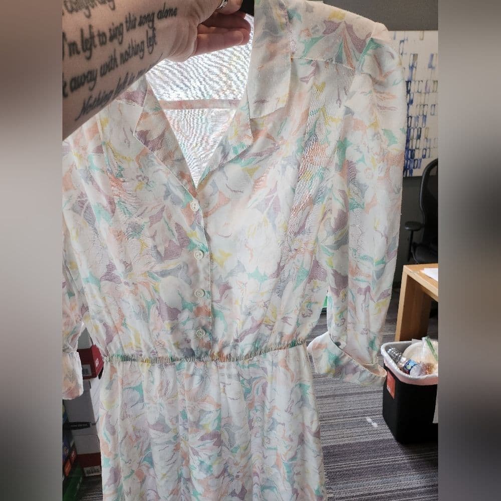 Stuart Alan Petites Floral Dress - Thumbnail 12