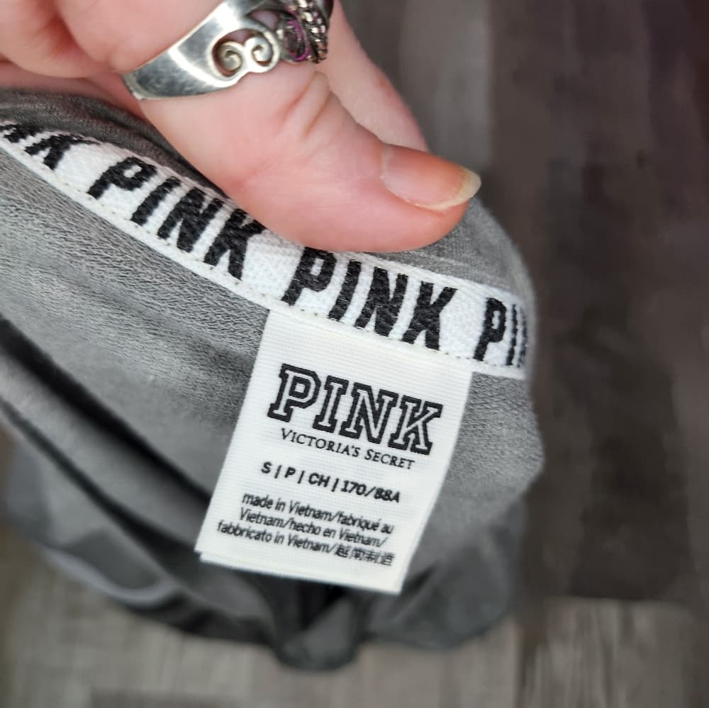 Victoria's Secret Gray Oversized Pullover Sweatshirt - Thumbnail 2