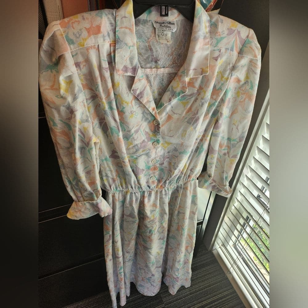 Stuart Alan Petites Floral Dress - Thumbnail 5