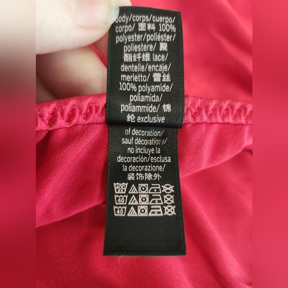 Victoria's Secret Red Polyester Sexy Lace Detail Panties - Thumbnail 3