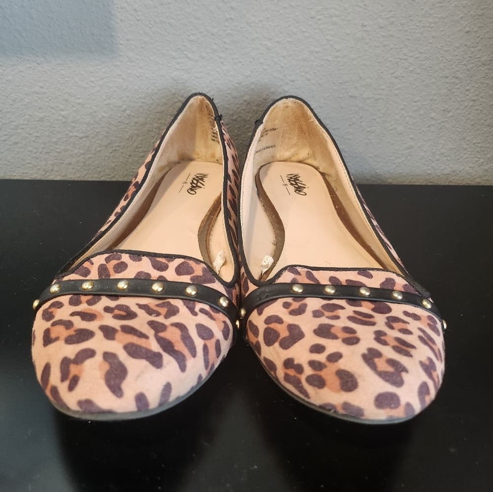 Mossimo Brown and Black Leopard Print Slip On Flats Loafers - Thumbnail 9