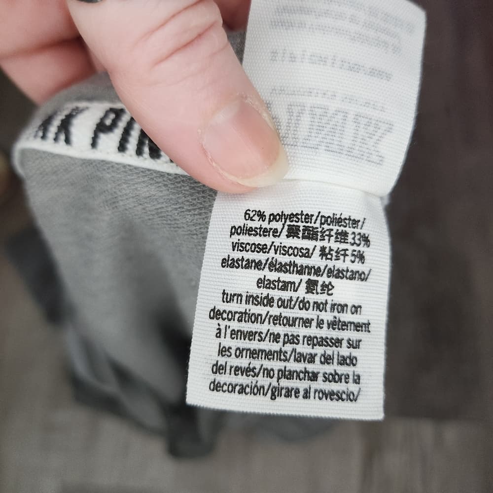 Victoria's Secret Gray Oversized Pullover Sweatshirt - Thumbnail 4