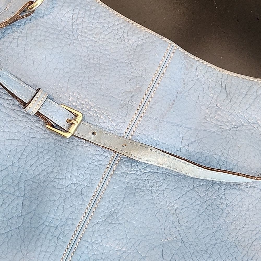 Dooney & Bourke Blue and Gold Shoulder Bag with Elegant Design - Thumbnail 13