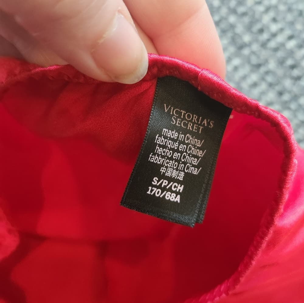 Victoria's Secret Red Polyester Sexy Lace Detail Panties - Thumbnail 2