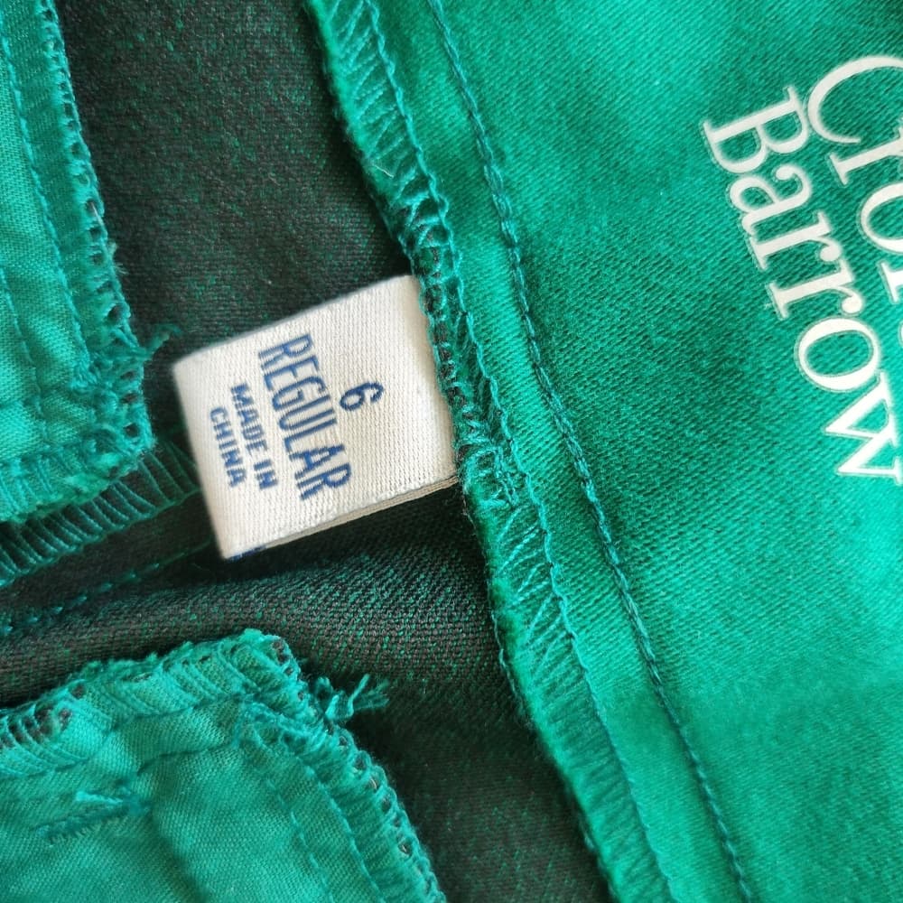 Green Croft and Borrow Slacks stretchy waist band - Thumbnail 3