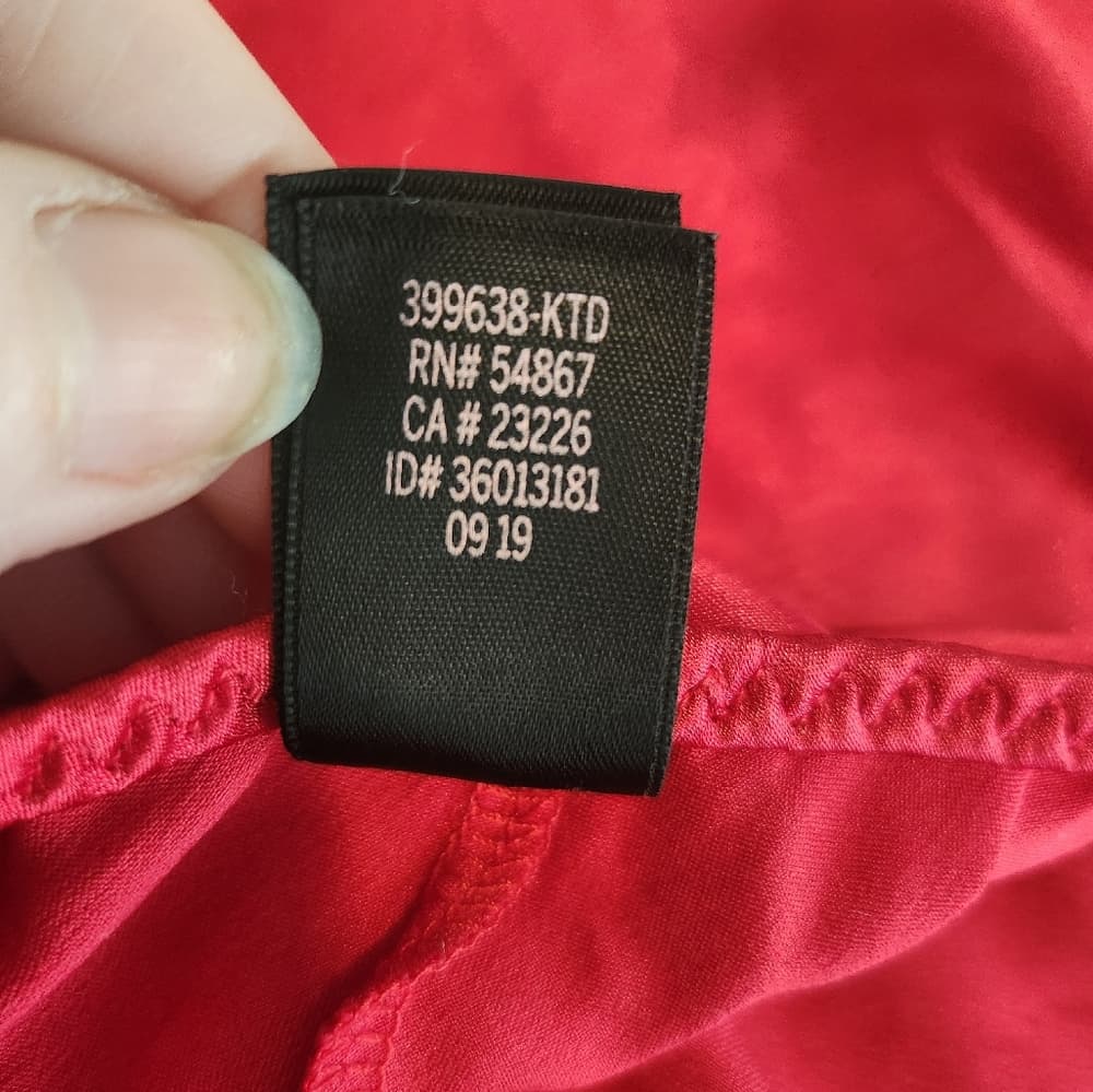 Victoria's Secret Red Polyester Sexy Lace Detail Panties - Thumbnail 4