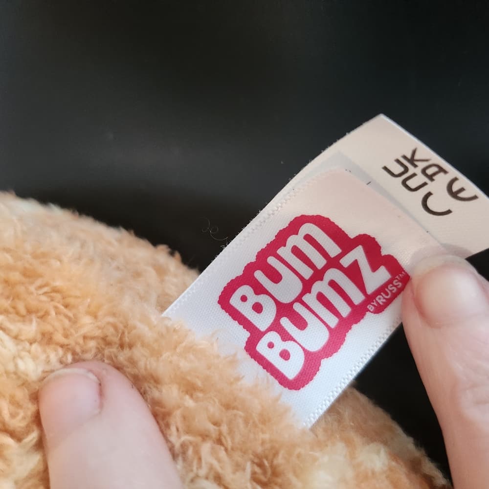 Bum Bumz Plush Holiday Fireplace with Red and White - Thumbnail 4