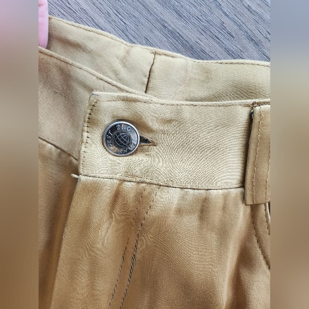 Vintage C'est Duo Black Label Gold Slacks - Thumbnail 3