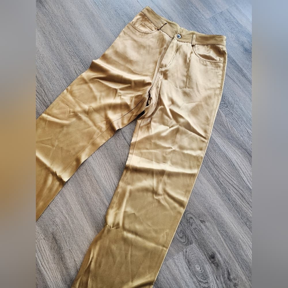 Vintage C'est Duo Black Label Gold Slacks