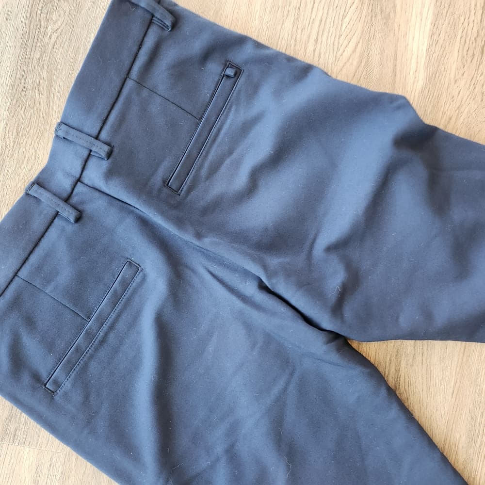 Zara Deep Blue Slim Skinny Trousers With Ankle Zippers - Thumbnail 4