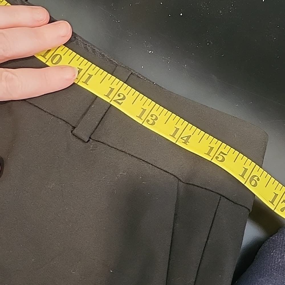 Ann Taylor Black Slack Pants with Boot Cut Design - Thumbnail 8