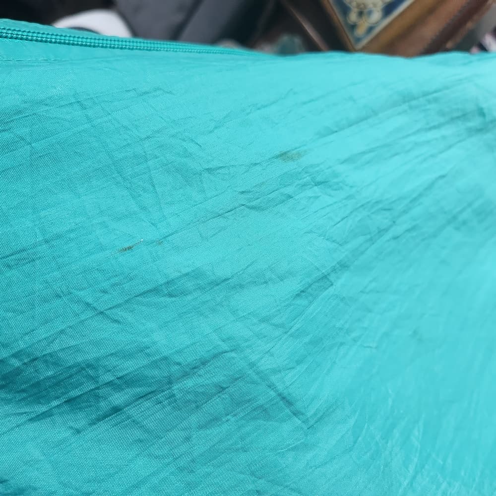 HONORS Vintage 1990s Teal Drawstring Windbreaker Jacket Read Description - Thumbnail 10