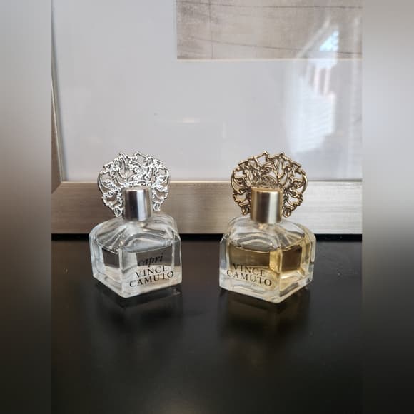 Vince Camuto Perfume Fragrance Set Of Two with Gold and Silver Accents - Thumbnail 8