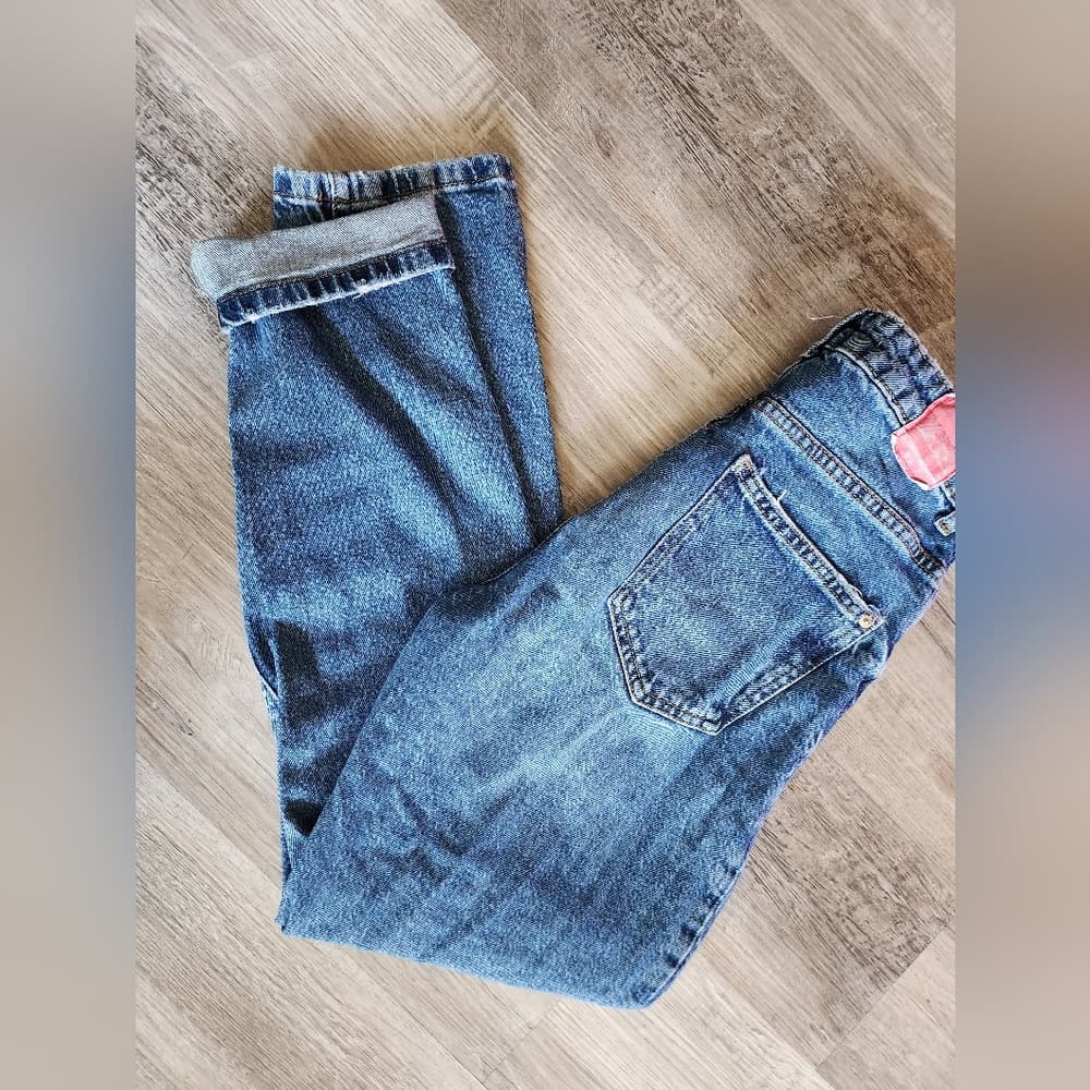 Zara Blue Straight Leg Jeans with Timeless Denim Appeal - Thumbnail 2