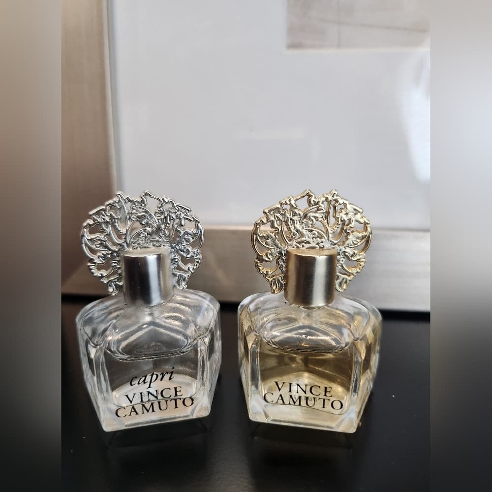 Vince Camuto Perfume Fragrance Set Of Two with Gold and Silver Accents - Thumbnail 5