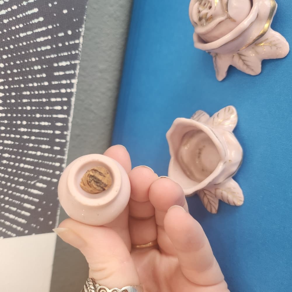 Charming Pink Rose Ceramic Set - Thumbnail 7
