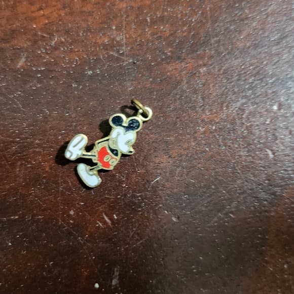 Cute Vintage Mickey Mouse Enamel Charm - Thumbnail 6