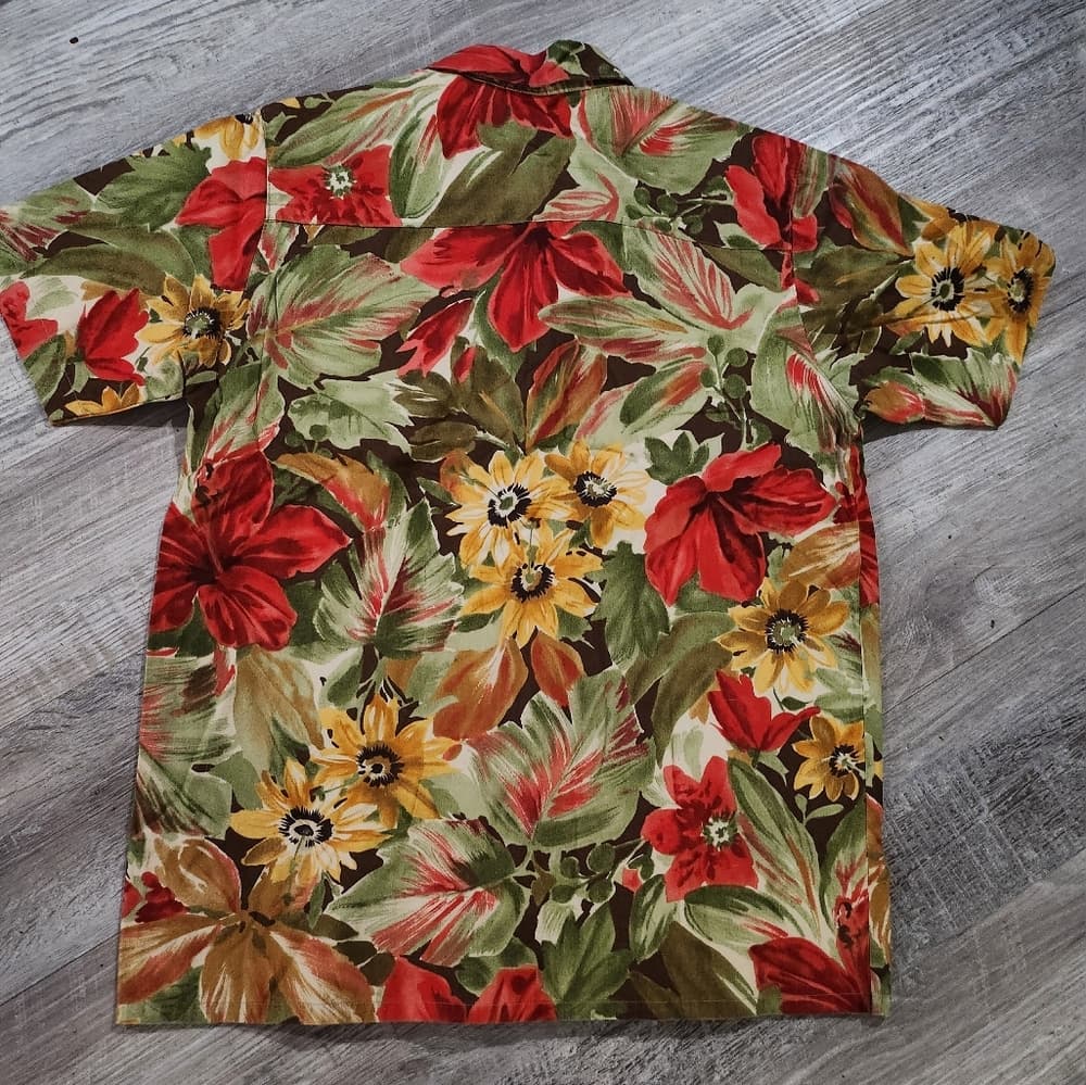 Y2K Twickers by Kenneth Gordon Floral Button Up Blouse - Thumbnail 8