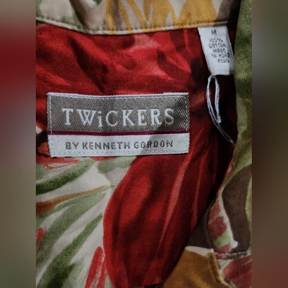 Y2K Twickers by Kenneth Gordon Floral Button Up Blouse - Thumbnail 3