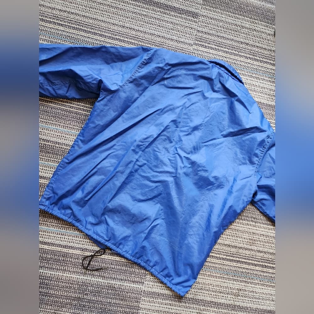 Vintage Pla-Jac by Dunbrooke Blue Nylon Work Wear Windbreaker With Logo - Thumbnail 10
