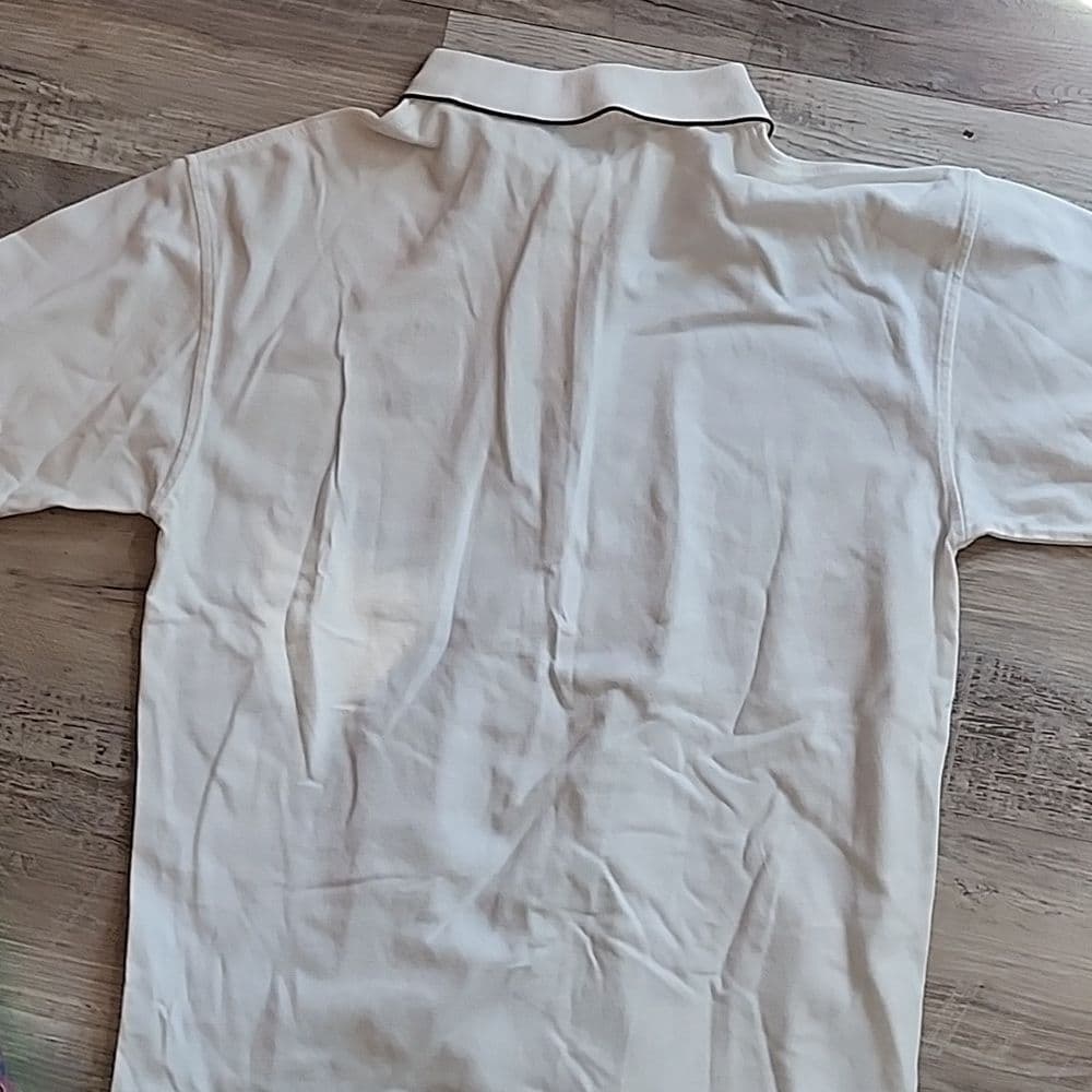 Vintage 2001 White Warner Bros Cartoon Embroidered Polo Button Up Collar - Thumbnail 5